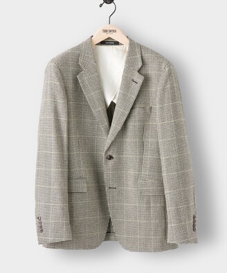Todd Snyder Black Green Houndstooth Sutton Suit Jacket - ShopStyle