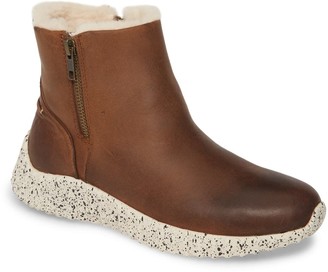 sherpa lined sneaker boot