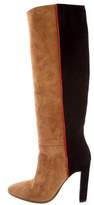Thumbnail for your product : Michel Perry Colorblock Suede Knee-High Boots