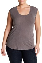 Thumbnail for your product : Barefoot Dreams Cap Sleeve Tee (Plus Size)