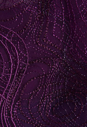 Element Violet medium brief with lurex embroidery