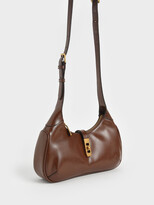 Thumbnail for your product : Charles & Keith Metallic Accent Hobo Bag