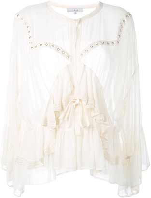 IRO frill detail blouse - women - Viscose - 36