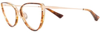 Christian Roth Sine-Type cat-eye glasses