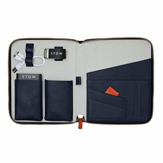 Stow First Class Leather Tech Case - Personalized