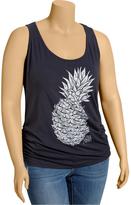 Thumbnail for your product : Old Navy Women's Plus Tropical-Graphic Tanks