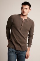 thermal knit henley