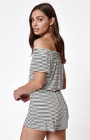 Thumbnail for your product : La Hearts Smocked Off-The-Shoulder Romper
