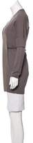 Thumbnail for your product : Brunello Cucinelli Cashmere Leather-Paneled Tunic