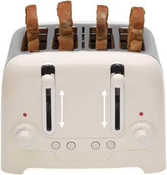 Dualit Lite 4 Slot Toaster, Canvas White