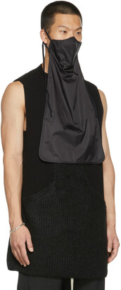 Rick Owens Black Nylon Long Mask - ShopStyle