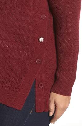 Lucky Brand Button Side Sweater