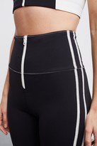 Thumbnail for your product : Bandier X Solid & Striped High Tide Zip Front Biker Shorts in