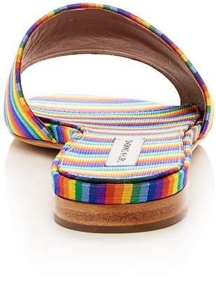 Tabitha Simmons Women's Sprinkles Stripe Slide Sandals