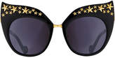 Thumbnail for your product : Karlsson Anna-Karin Black Moon Studded Ultra Cat-Eye Sunglasses