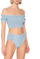 Thumbnail for your product : Simkhai Clara high-rise bikini bottoms