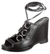 Thumbnail for your product : Opening Ceremony Kali Lace-Up Wedges w/ Tags