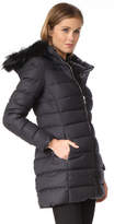 Thumbnail for your product : Add Down Fur Trim Wool Puffer Coat