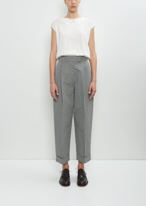 【AURALEE】FINX SILK CHAMBRAY BELTED PANTS AURALEE WASHED FINX SILK CHAMBRAY BELTED PANTS