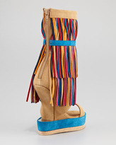 Thumbnail for your product : Jeffrey Campbell Ottawa Suede Platform Sandal