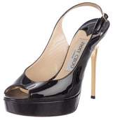 Thumbnail for your product : Jimmy Choo Shaw Patent Leather Pumps
