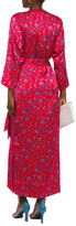 Thumbnail for your product : Seren London Mo Floral-print Silk-satin Midi Wrap Dress