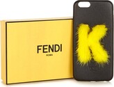 Thumbnail for your product : Fendi Leather Iphone® 6 Case - Black Yellow