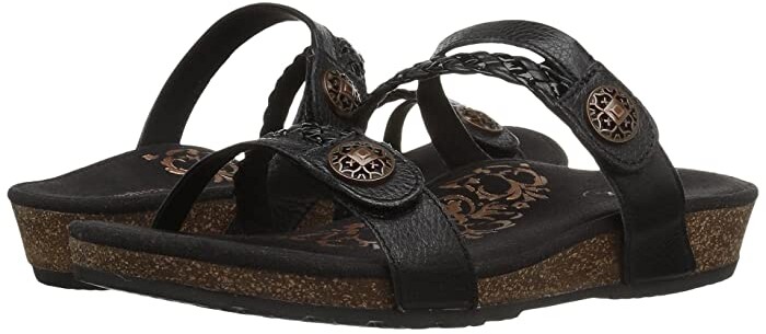 aetrex janey sandals