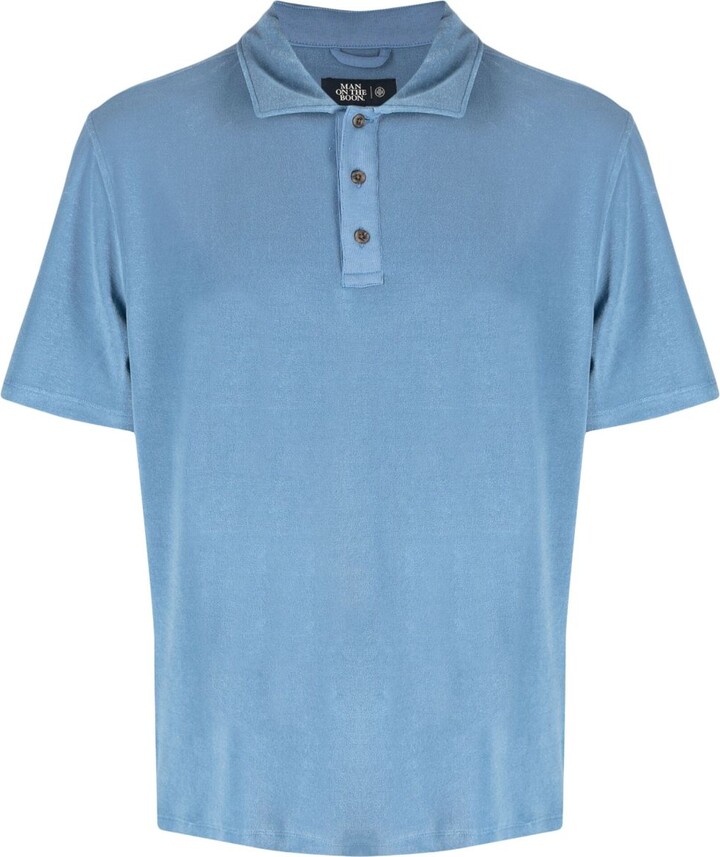 Man On The Boon. TerryCloth Polo Shirt ShopStyle