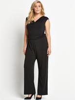 Thumbnail for your product : Lovedrobe Cowl Neck Wide Leg Jumpsuit (Sizes 16-28)