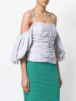 Thumbnail for your product : Isa Arfen striped off shoulder blouse