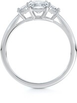 Thumbnail for your product : De Beers Forevermark x Micaela Three Stone Illusion Diamond Engagement Ring