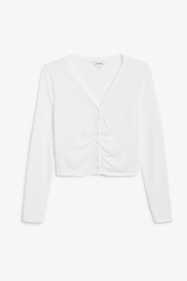 cropped cardigan monki