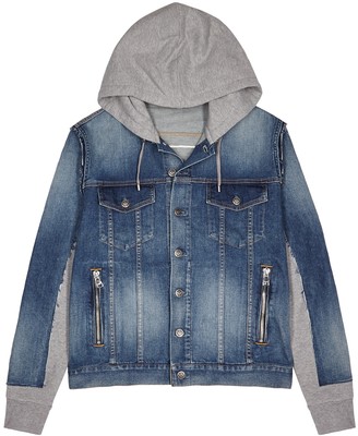 ladies hooded denim jacket