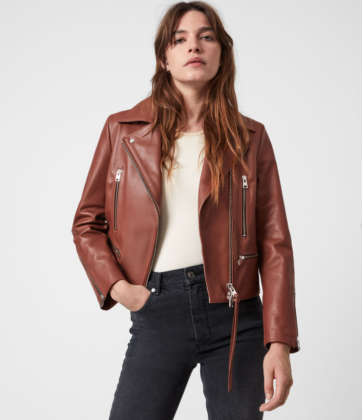 dalby western leather biker jacket