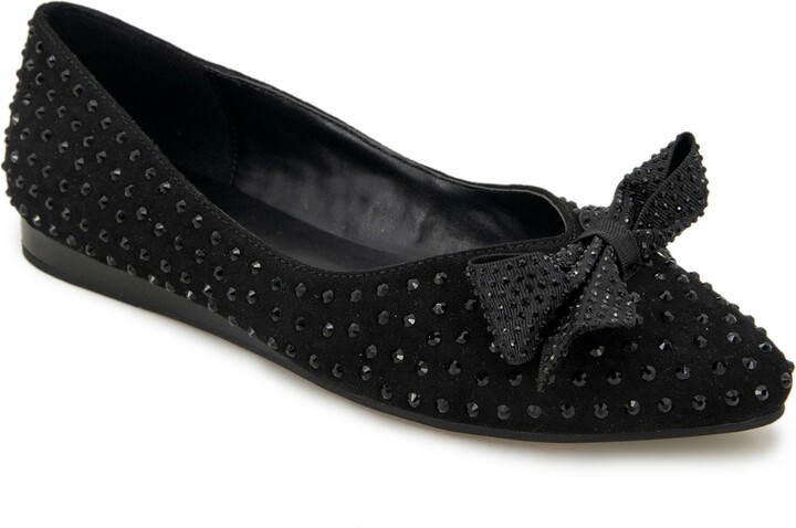 Kenneth Cole Reaction Lucie Jewel Bow Ballet Flats