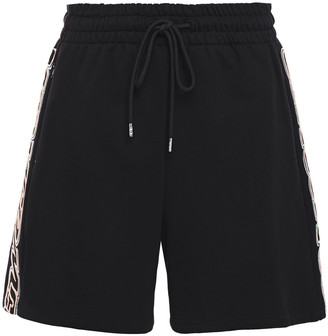 McQ Embroidered French Cotton-terry Shorts