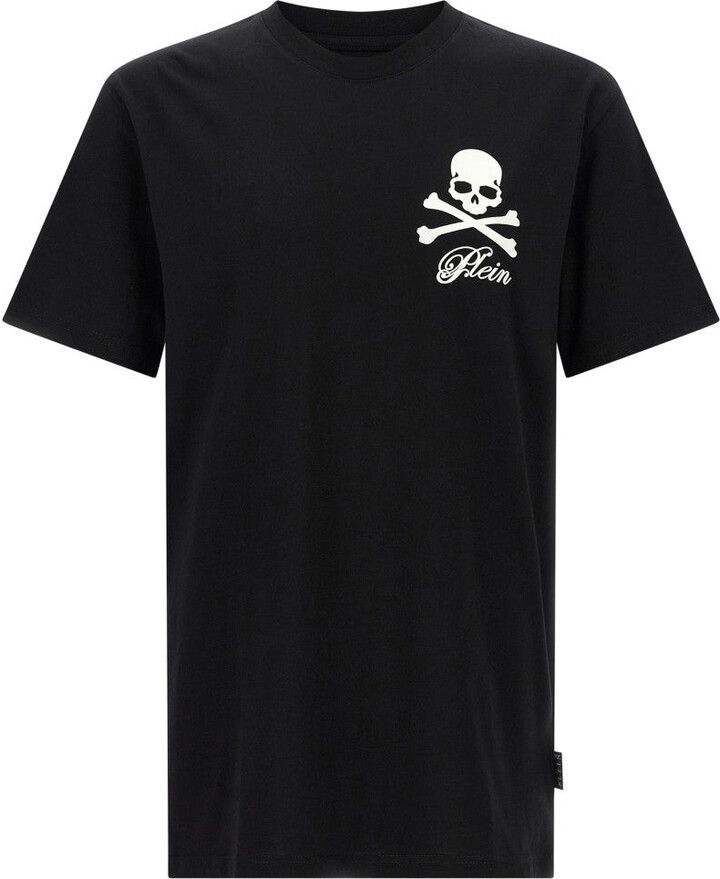 Philipp Plein Skull & Bones' Print T-Shirt