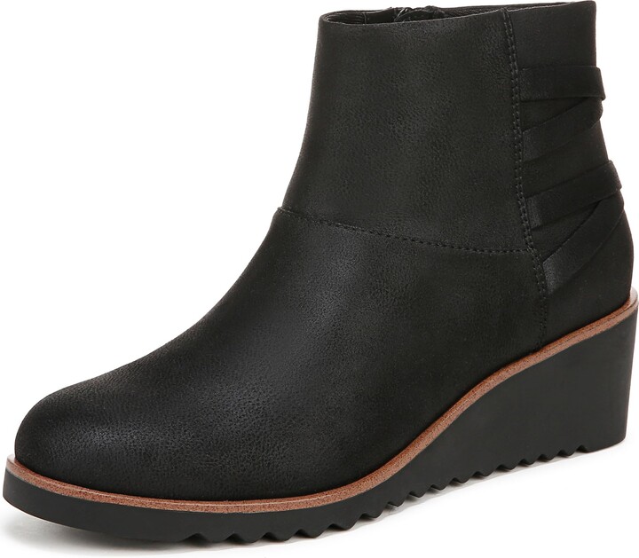 LifeStride Womens Zariah Black Faux Leather 11 M