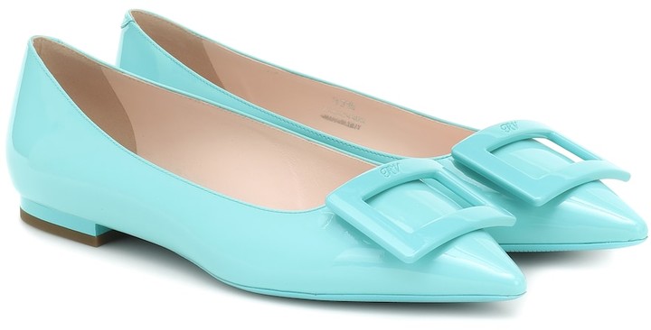 aqua blue flats