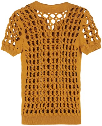 Fendi Interlock Knit Polo Shirt