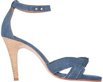 Ulla Johnson WOMEN'S KNOTTED ANKLE-STRAP SANDALS
