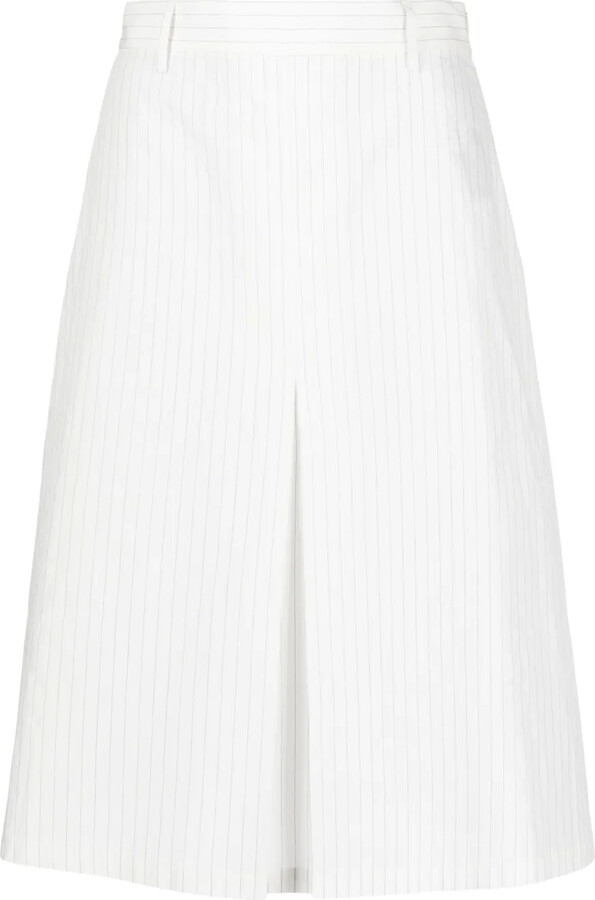 MM6 MAISON MARGIELA Pinstriped Midi Skirt