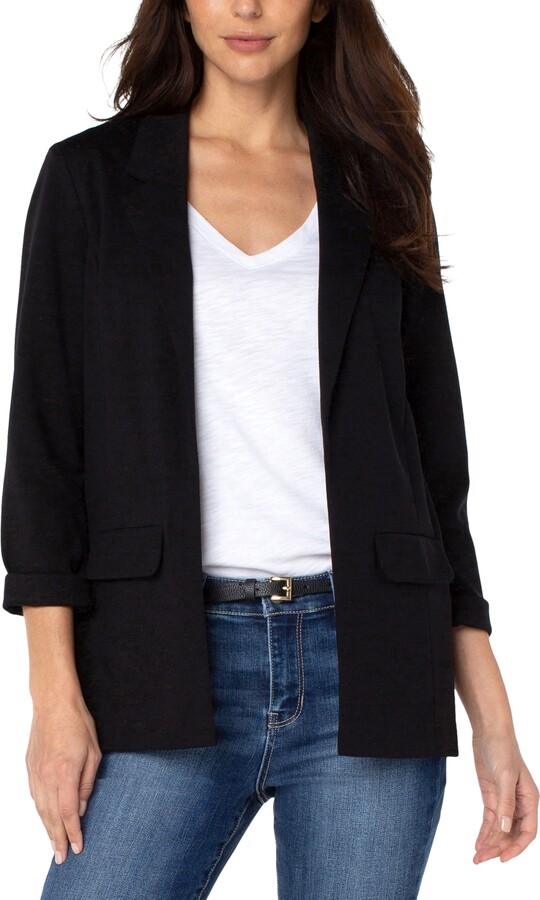 Liverpool Los Angeles Petite Ponte Boyfriend Blazer