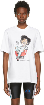 Martine Rose White S-Napoli T-Shirt