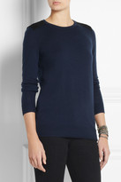 Thumbnail for your product : Rag and Bone 3856 Rag & bone Maribel suede-trimmed wool sweater