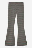 Thumbnail for your product : Topshop Womens Glitter Stripe Flare Trousers - Multi