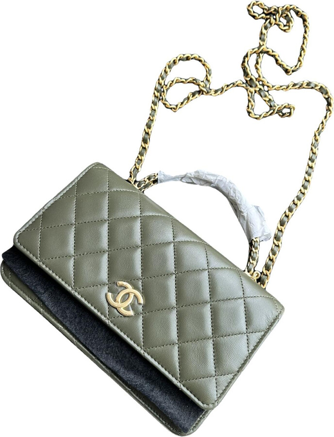 Chanel Wallet on Chain leather crossbody bag - ShopStyle