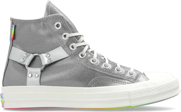 silver high tops