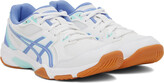 Thumbnail for your product : Asics White & Blue Gel-Rocket 10 Sneakers